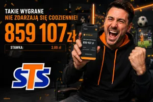 Kupon za 2 zł z 9 trafionymi typami dał 859 107 zł wygranej w STS