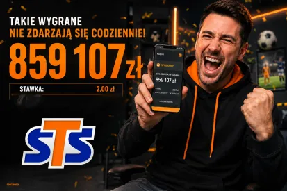 Kupon za 2 zł z 9 trafionymi typami dał 859 107 zł wygranej w STS