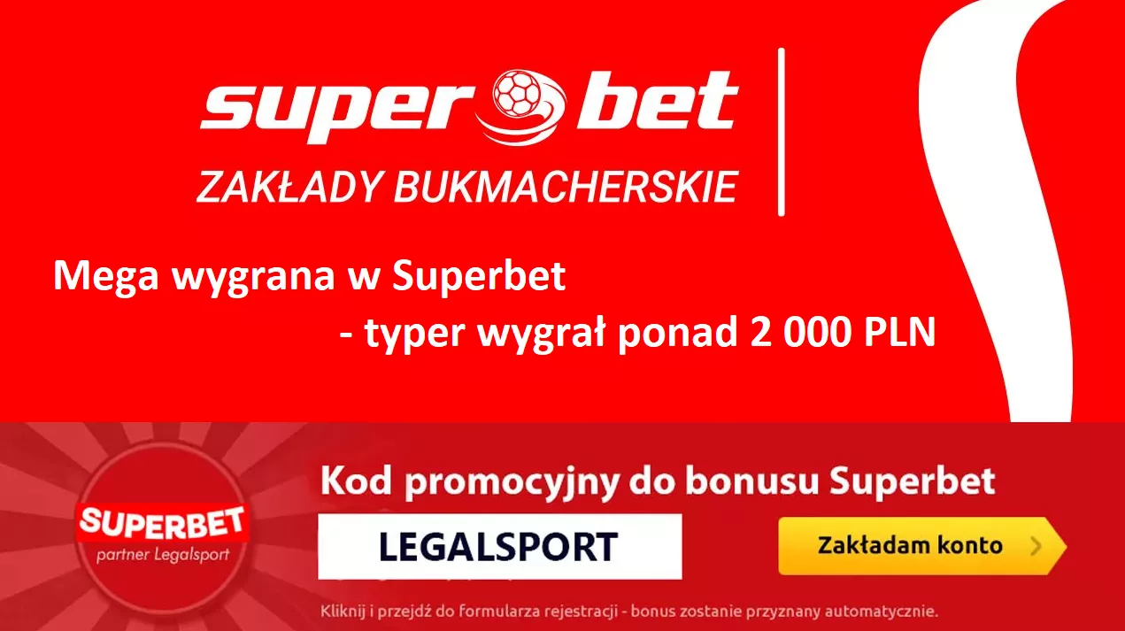 Gracz zgarnął ponad 2 000 zł w Superbet 🥇 Wygrana za typy na el. MŚ 2022