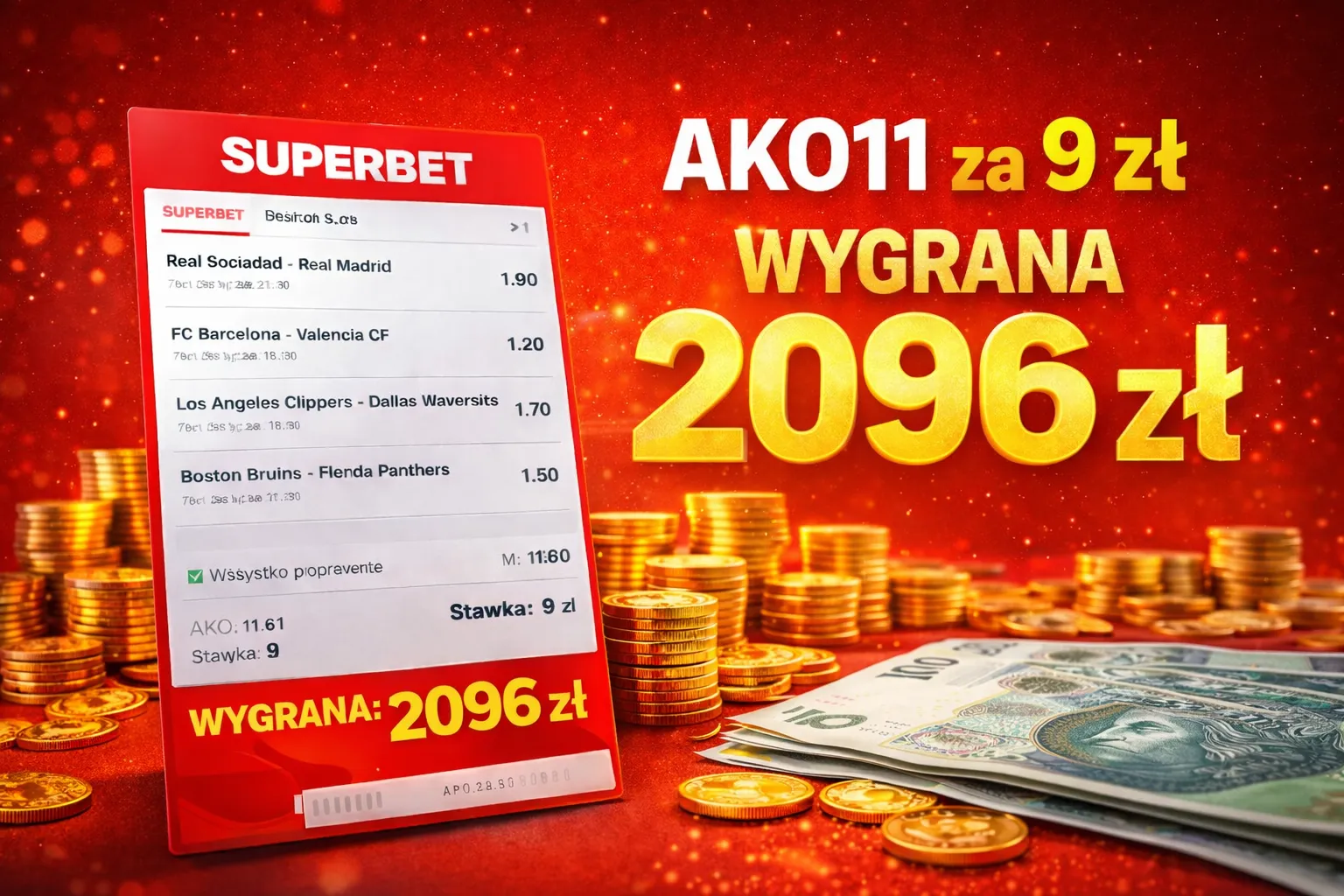 Wygrane ako11 na meczach do Mistrzostw Świata