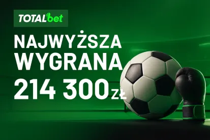 Totalbet najwyższa wygrana 214 300 zł