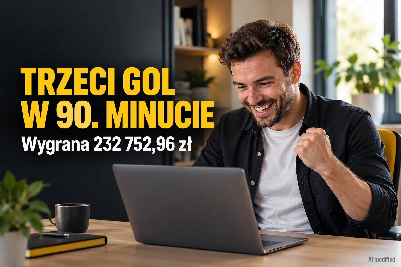 Gol z 90 minuty dał wygraną na kuponie bukmacherskim