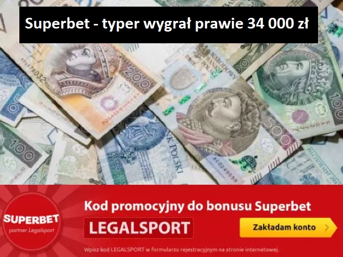 Typer trafił 10 identycznych kuponów w Superbet