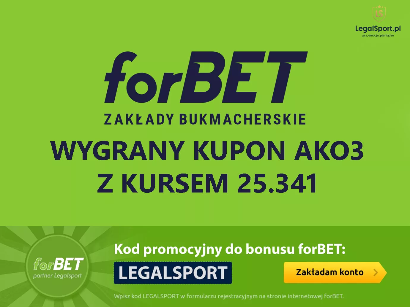 forBET - wygrane AKO na siatkę i futbol