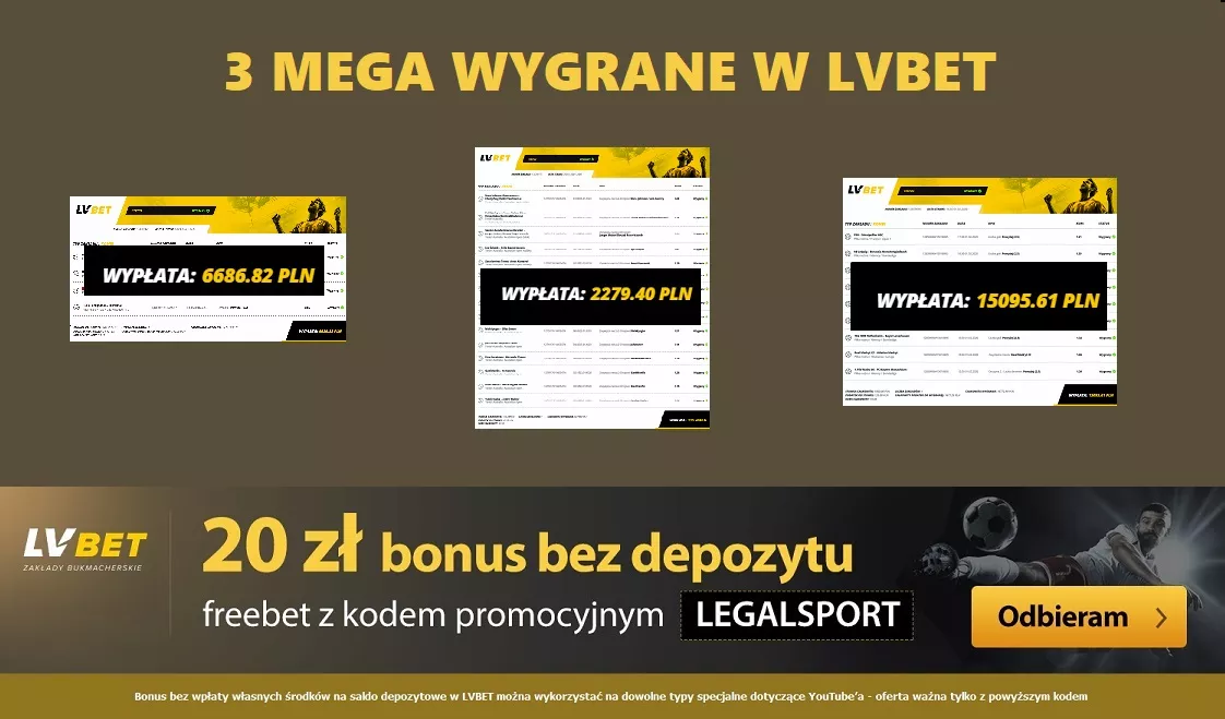 Wygrane kupony na piłkę nożną i tenis w LVBET