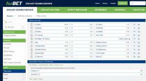 Zdjęcie przedstawiające kursy zakłady sportowe ze strony internetowej forBET