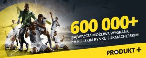 Wygrana u bukmachera nawet 600 000+