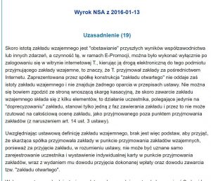 Screen uzasadnienia wyroku NSA II GSK 847 14