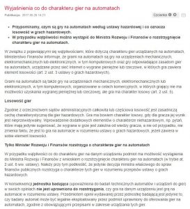 screen komunikatu MF