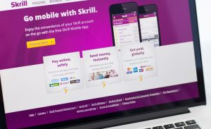 strona internetowa e-portmonetki Skrill