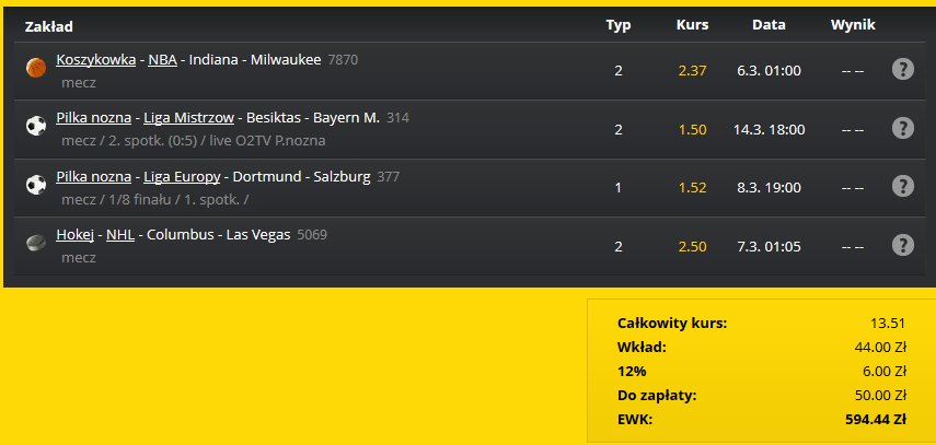 screen kuponu bukmacherskiego