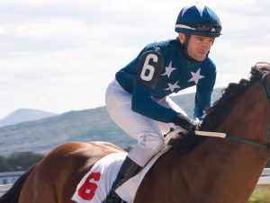 Jockey na koniu