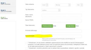 screen panelu rejestracyjnego