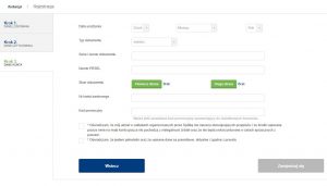 screen panelu rejestracyjnego forBET
