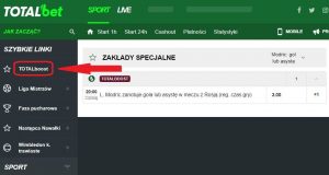Promocja - zakład z wyższym kursem TOATLboost TOTALboost - gdzie znaleźć ofertę