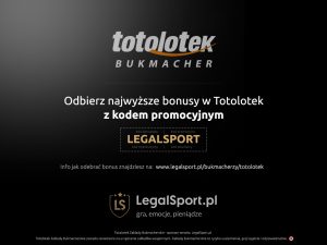 Totolotek bukmacherem z licencją MF na zakłady wzajemne Bukmacher Totolotek i kod rejestracyjny LEGALSPORT