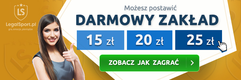 Darmowy zakład za bonus bez depozytu dla nowych graczy