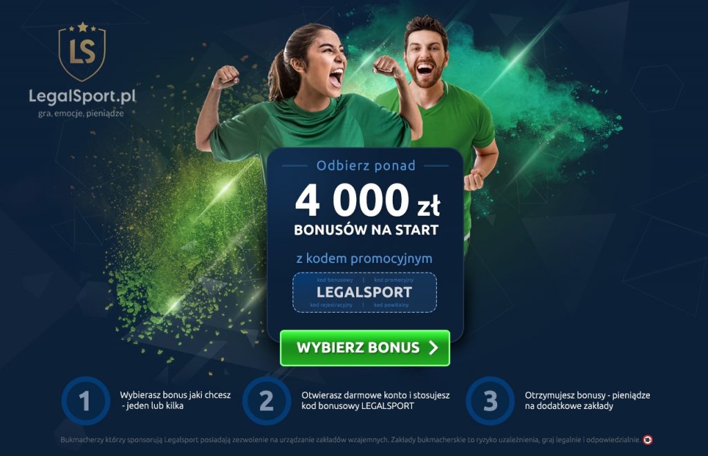 Z kodem promocyjnym otrzymasz najlepsze bonusy bukmacherskie na start