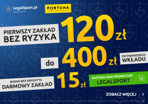 Fortuna Zakłady bukmacherskie - kwoty bonusoów dla nowych graczy - działa z kodem promocyjnym