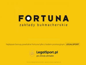 Fortuna to legalny operator bukmacherski z licencją MF Fortuna Zakłady Bukmacherskie