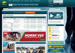 Norwegowie mogą legalnie typować zakłady wzajemne na stronie buka Rikstoto Witryna internetowa legalnego norweskiego bukmachera Rikstoto