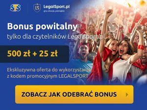 Odbierz bonus na start w STS z kodem bonusowym LEGALSPORT Bonus powitalny w STS