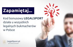 Kod promocyjny do legalnego bukmachera w Polsce