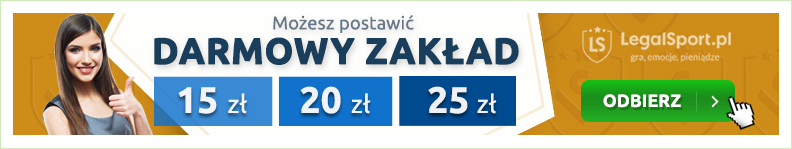 Najlepsze bonusy be depozytu u bukmacherów z kodem LEGALSPORT Kod bonusowy LEGALSPORT - freebety u legalnych bukmacherów