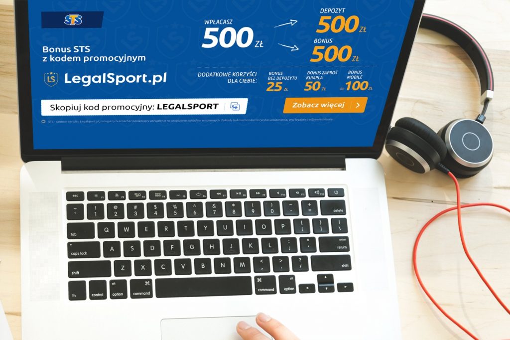 Kod promocyjny LEGALSPORT i bonus na start w STS Zyskaj nawet 525 zł za darmo w STS z kodem LEGALSPORT