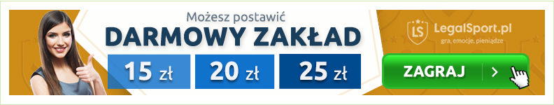 Darmowe zakłady u legalnych bukmacherów z kodem promocyjnym LEGALSPORT LEGALSPORT - bonusy bez depozytu na 85 zł