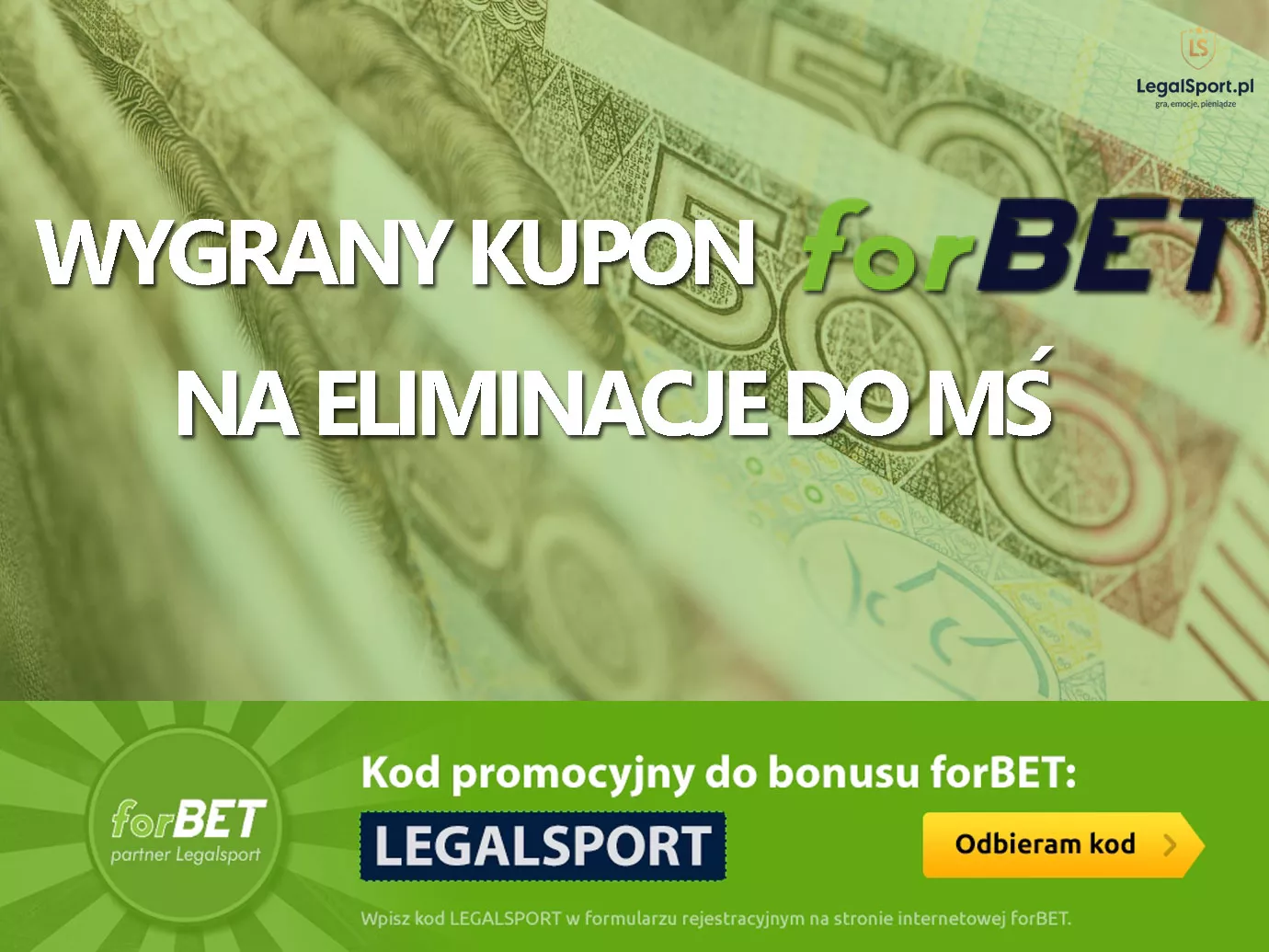 Wygrany kupon na eliminacje do MŚ w forBET