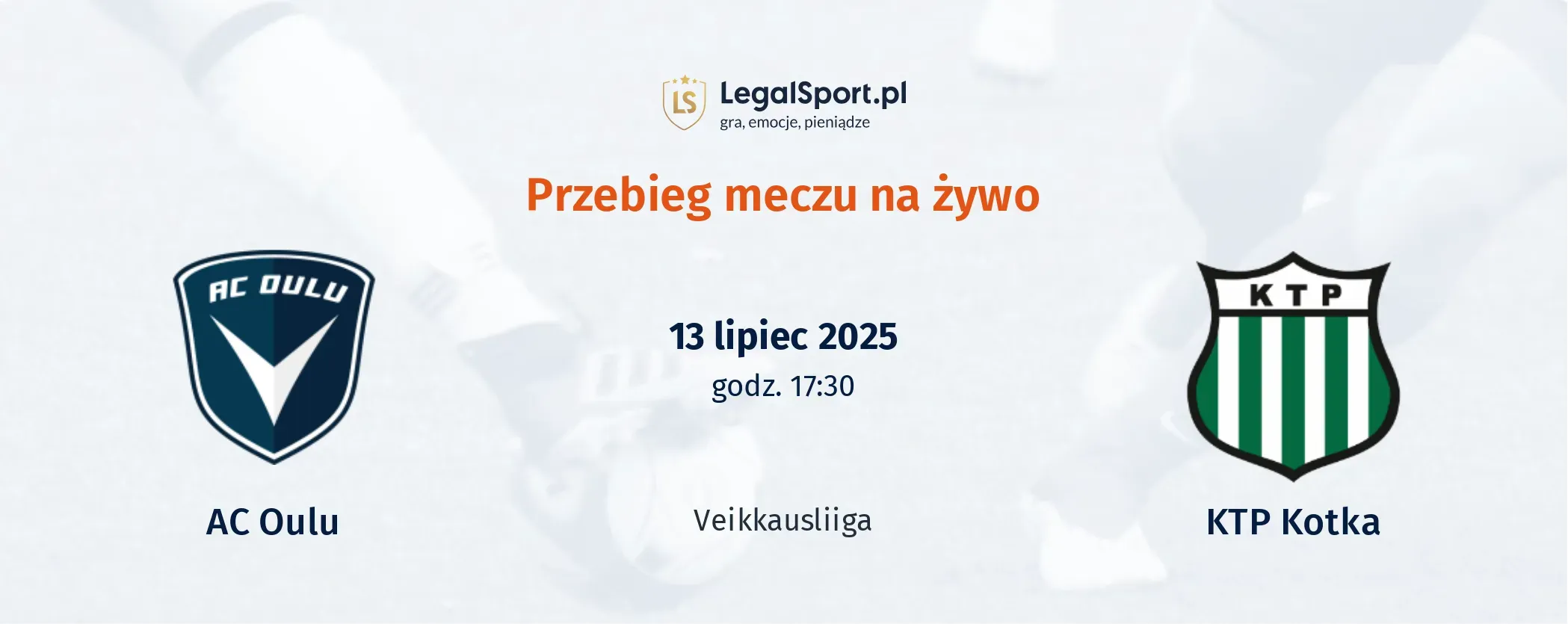 Przebieg AC Oulu - KTP Kotka