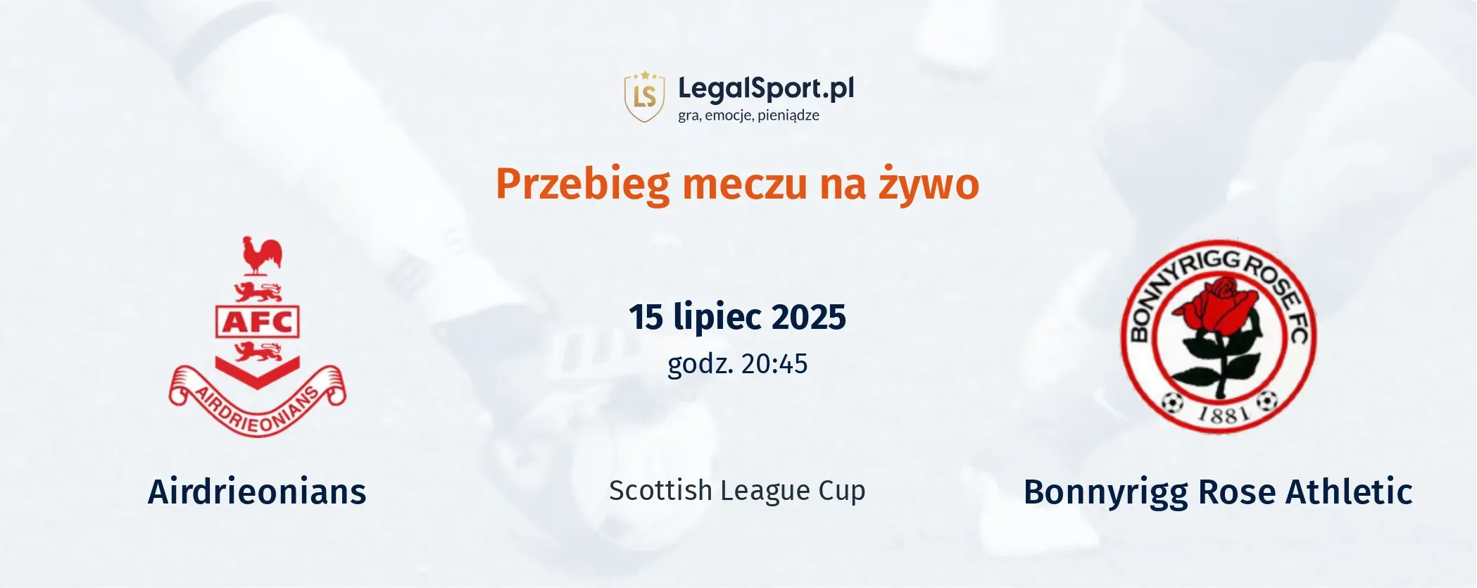Przebieg Airdrieonians - Bonnyrigg Rose Athletic