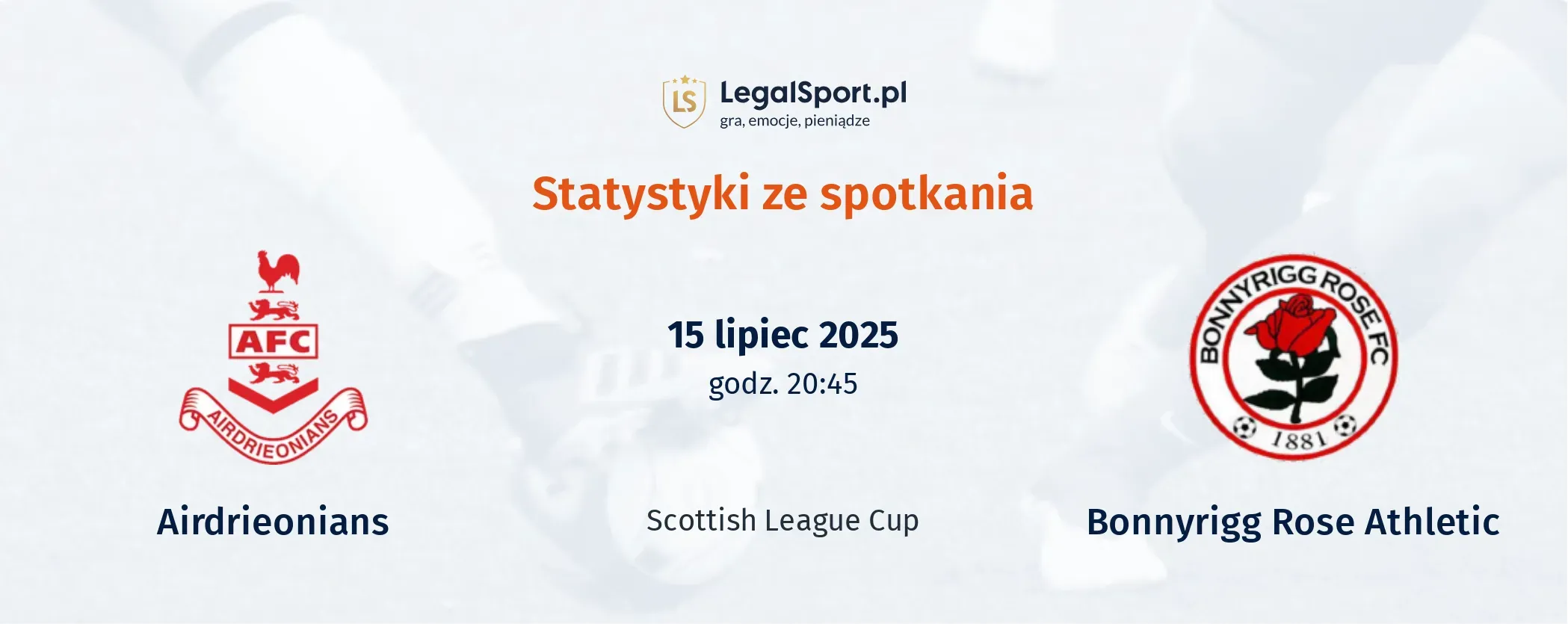 Statystyki Airdrieonians - Bonnyrigg Rose Athletic