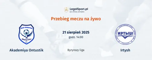 Przebieg Akademiya Ontustik - Irtysh