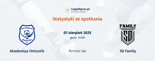 Statystyki Akademiya Ontustik - SD Family