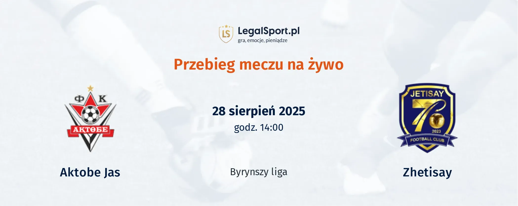 Przebieg Aktobe Jas - Zhetisay