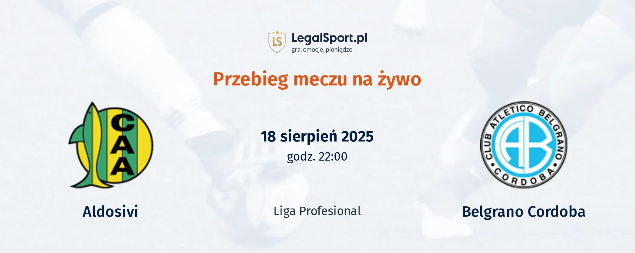 Przebieg Aldosivi - Belgrano Cordoba