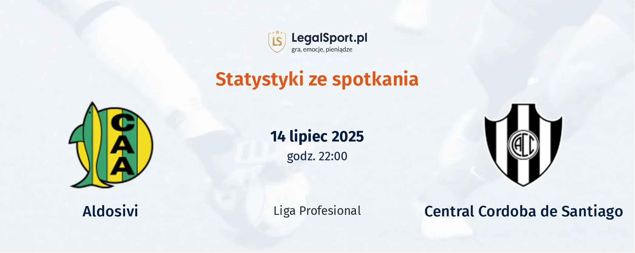 Statystyki Aldosivi - Central Cordoba de Santiago