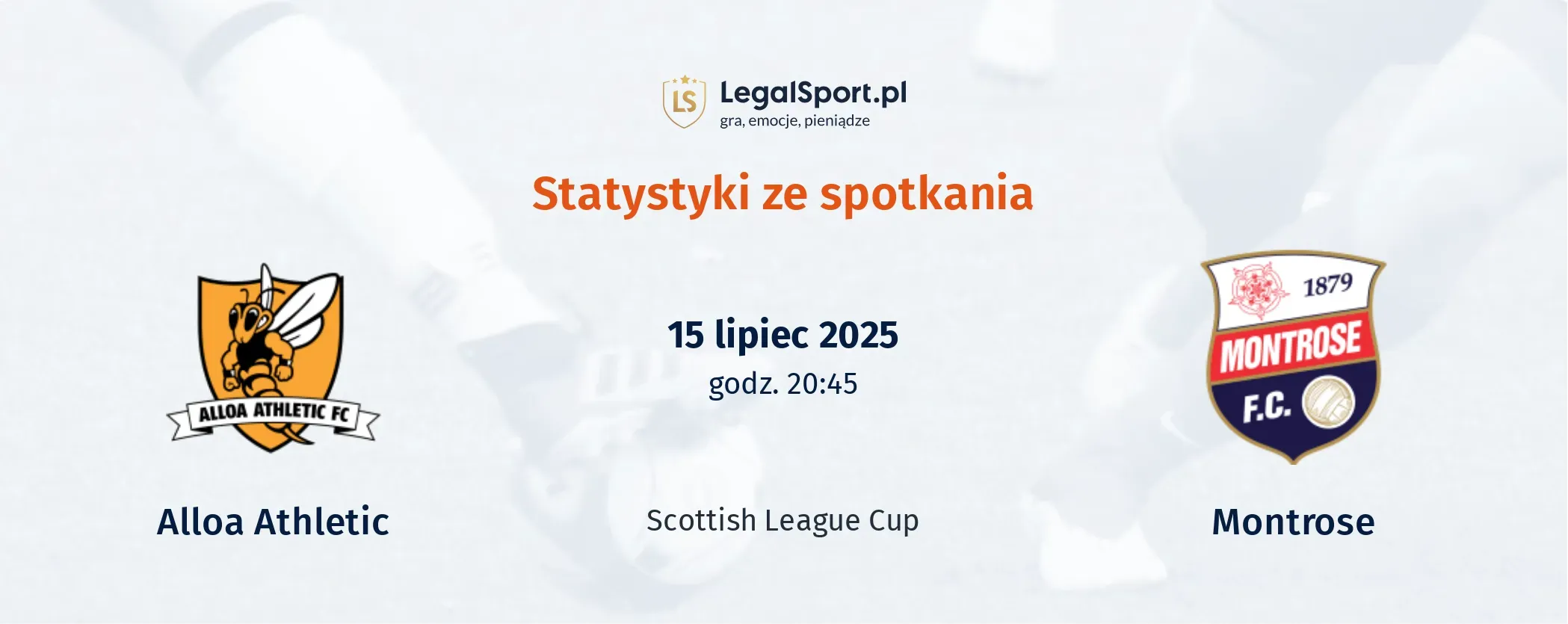 Statystyki Alloa Athletic - Montrose