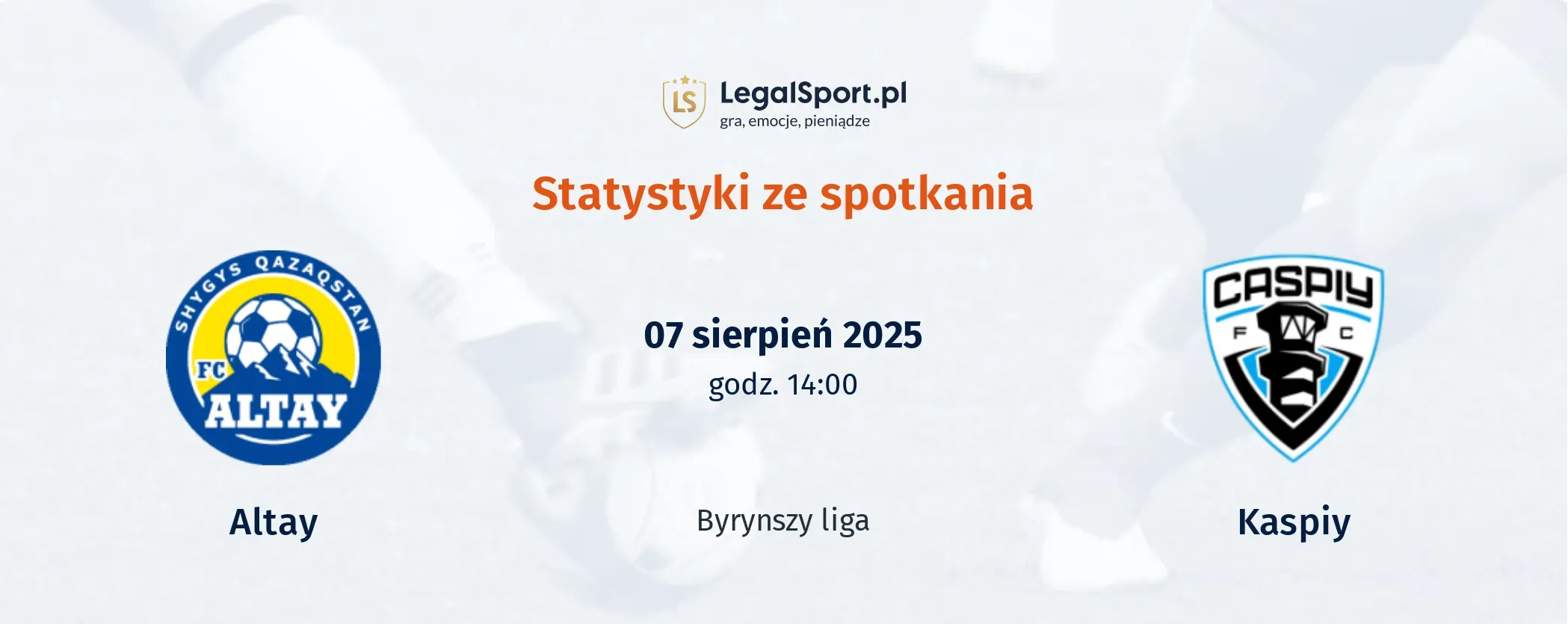 Statystyki Altay - Kaspiy