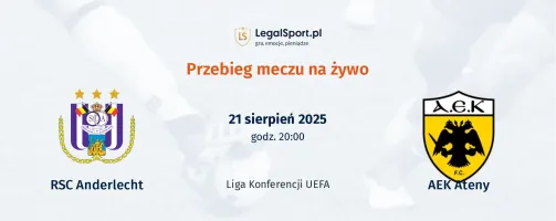 Przebieg Anderlecht - AEK Athens FC