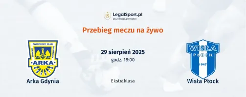 Przebieg Arka Gdynia - Wisła Płock