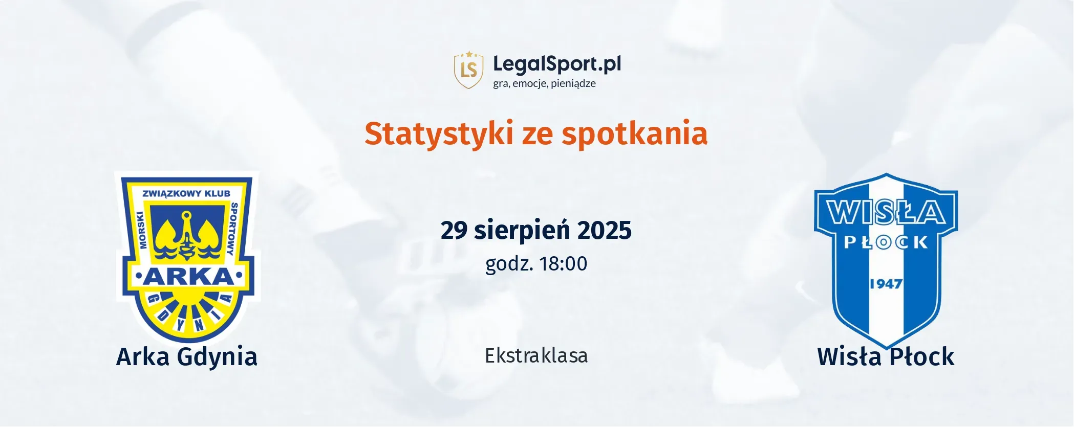 Statystyki Arka Gdynia - Wisła Płock