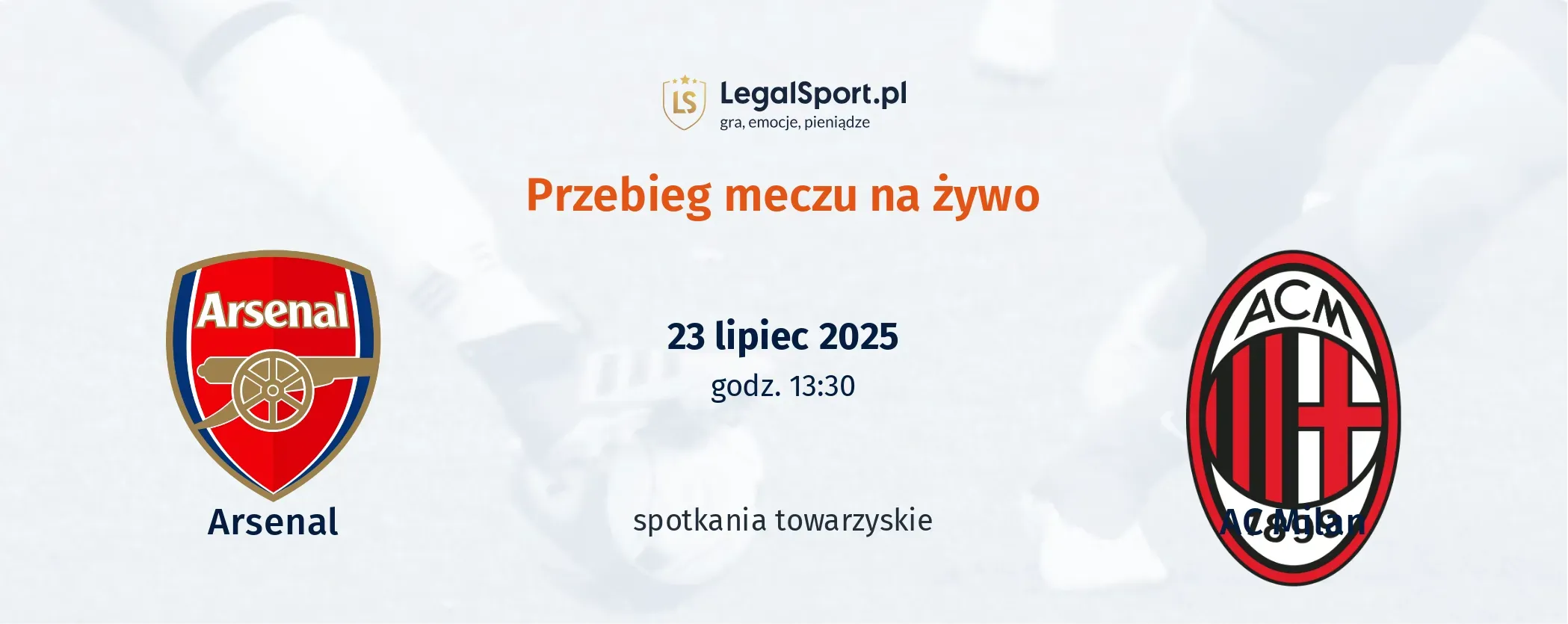 Przebieg Arsenal - AC Milan