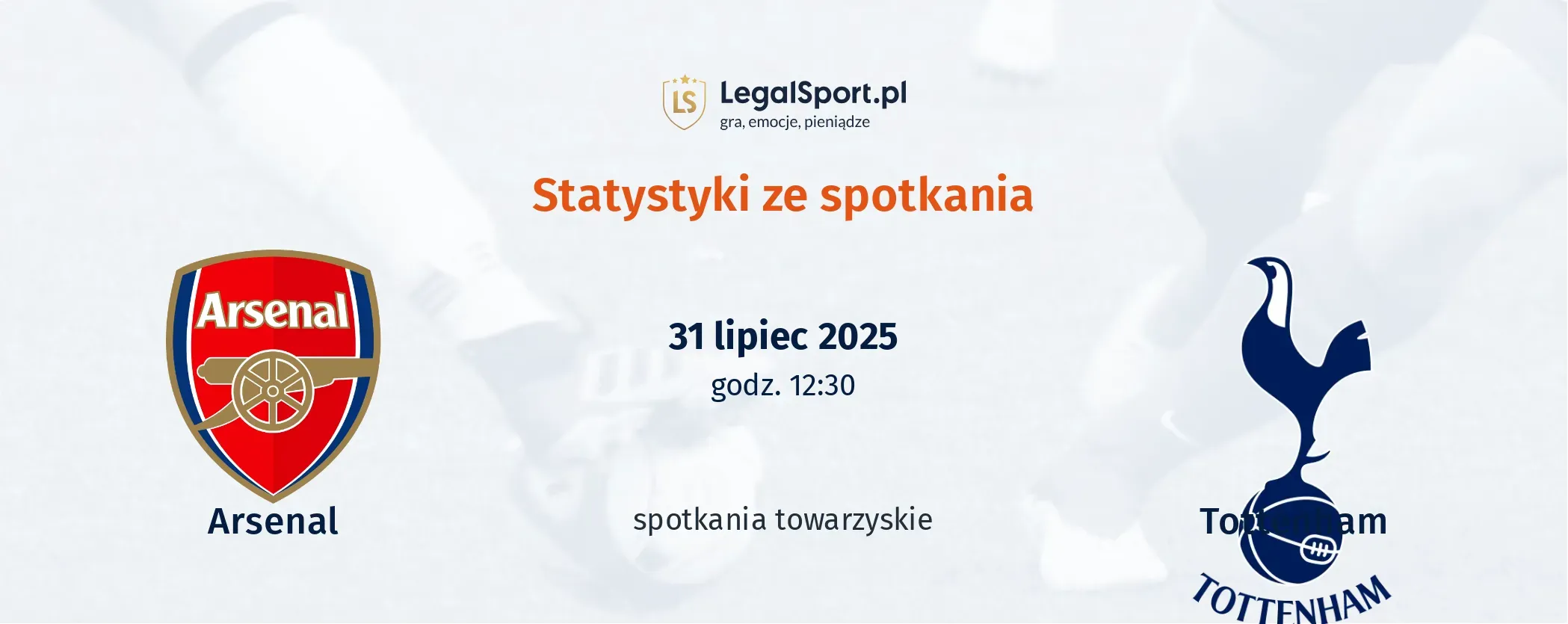 Statystyki Arsenal - Tottenham Hotspur