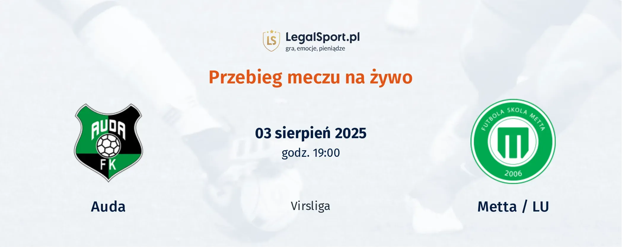 Przebieg Auda - Metta / LU
