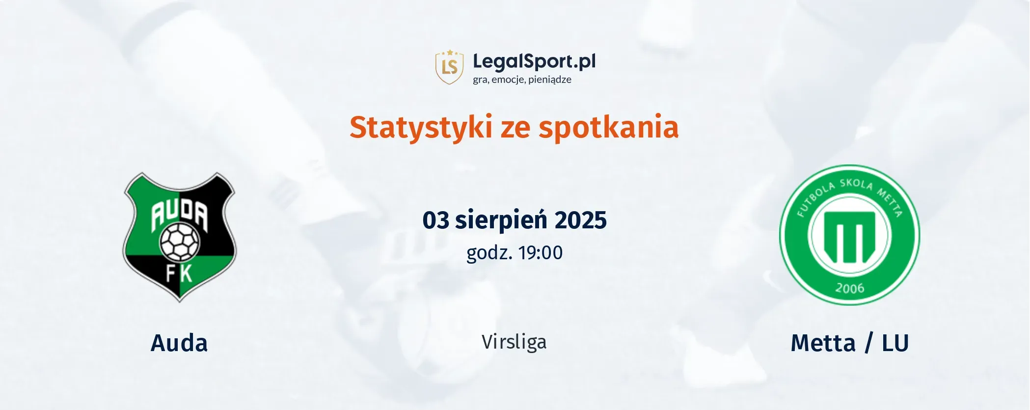 Statystyki Auda - Metta / LU