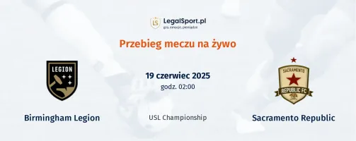 Przebieg Birmingham Legion - Sacramento Republic