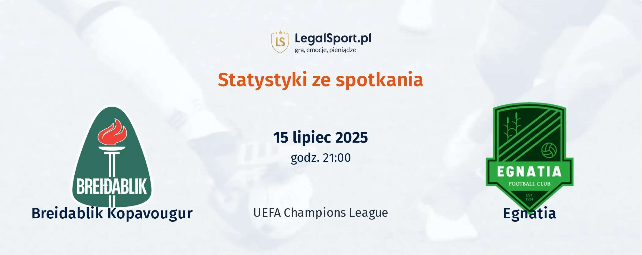 Statystyki Breidablik - Egnatia